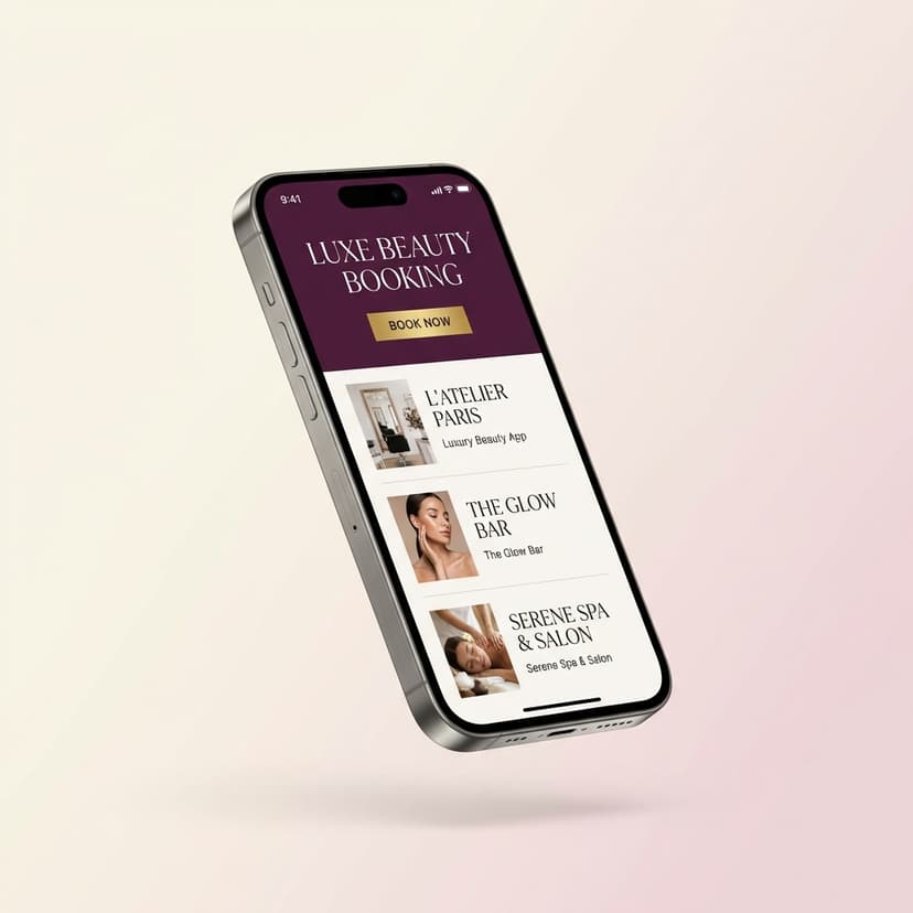 Glamly App Interface